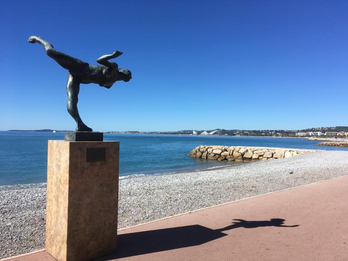 Studio F1 Vue Mer A 30M Des Plages Cagnes-sur-Mer Ngoại thất bức ảnh